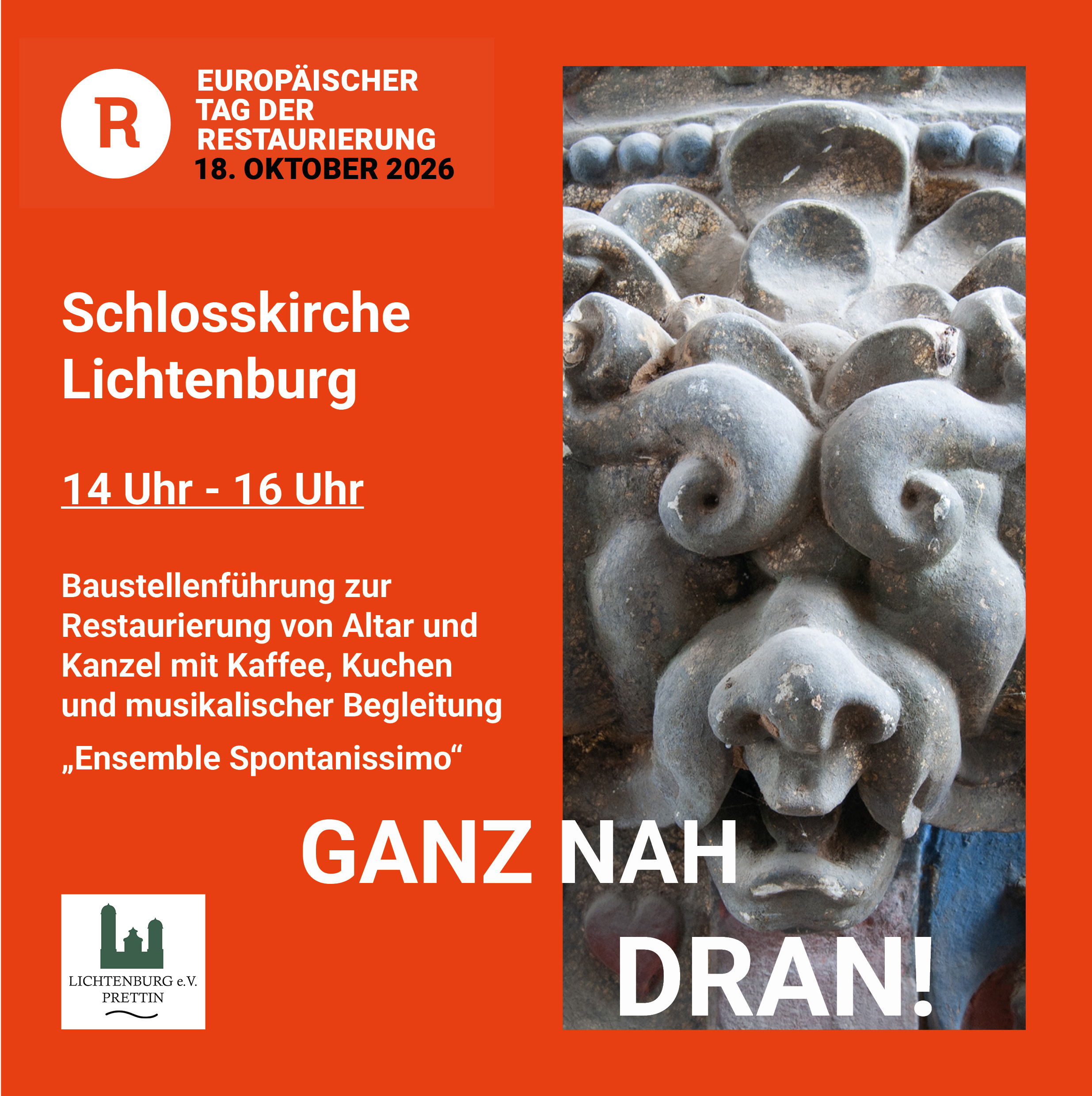 Europäischer Tag der Restaurierung in der Schlosskirche Lichtenburg